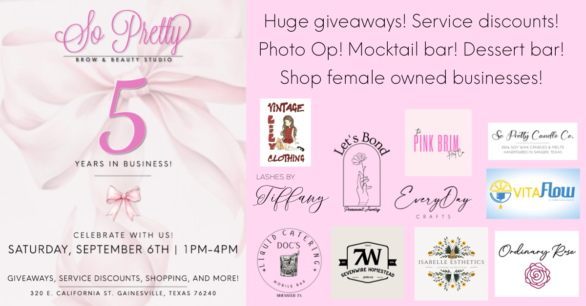 Featured image for the So Pretty Brow Turns 5! – Celebrate With Us! event