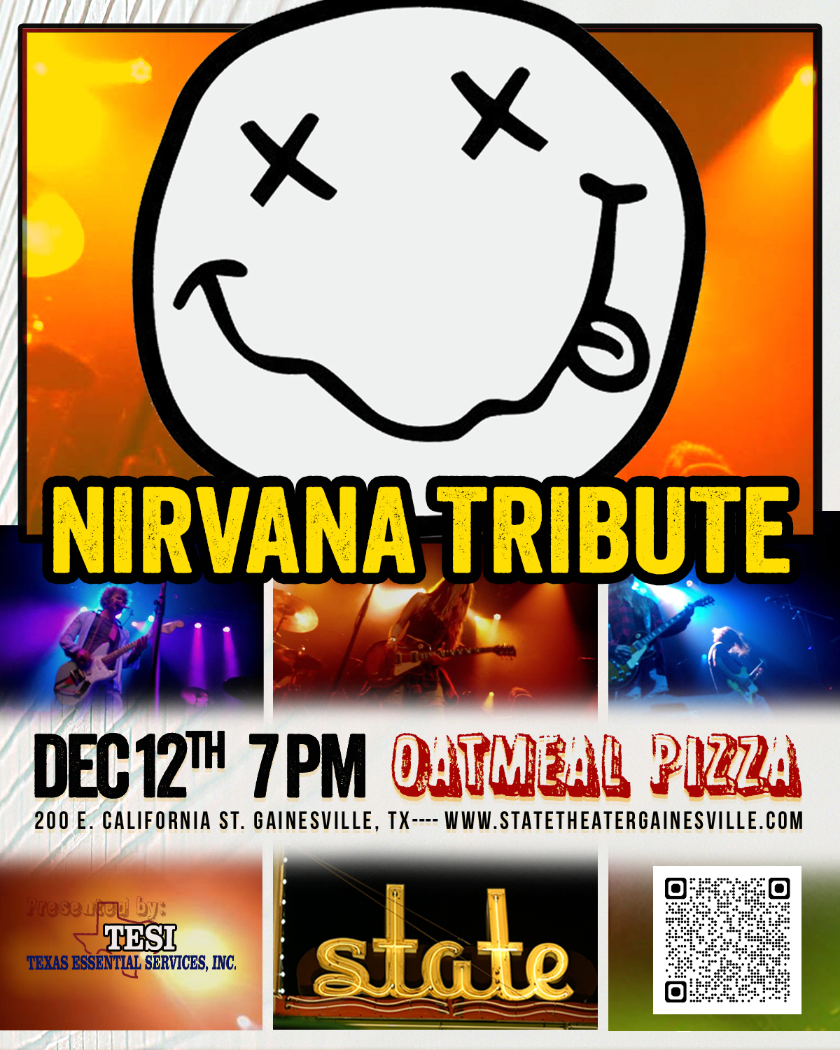 Featured image for the Nirvana Tribute feat. Oatmeal Pizza event
